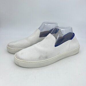 Rothy’s The Original Women Size 9.5 Slip On Flat Sneaker Shoes Bright White